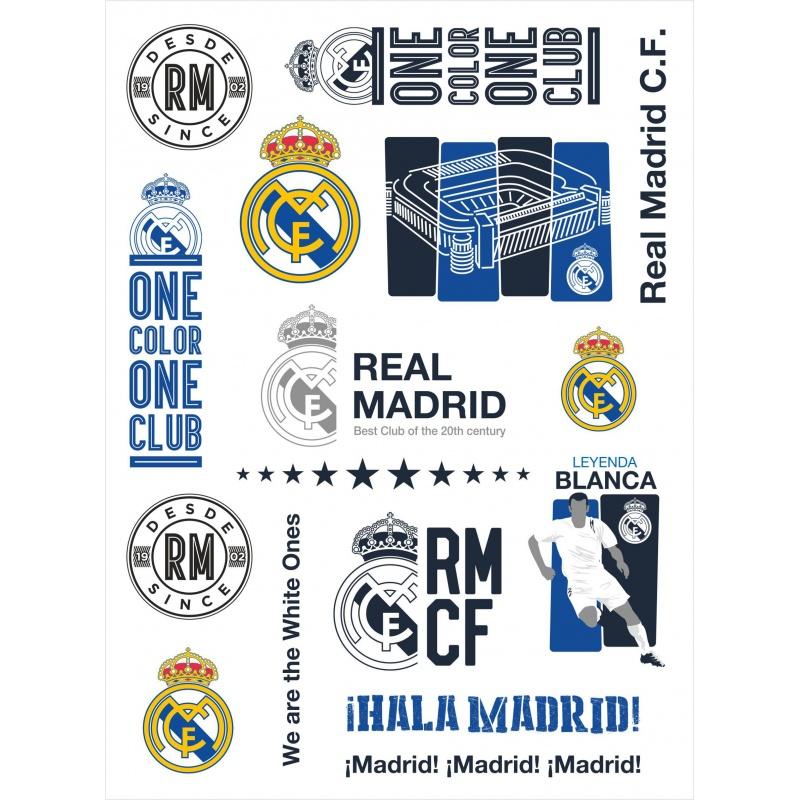 Tetovačky REAL MADRID, 14ks, RM-111, 708017007