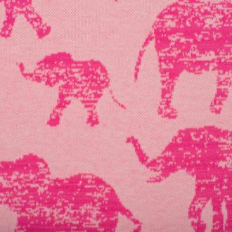 Dojčenský kabátik Baby Service Slony ružový