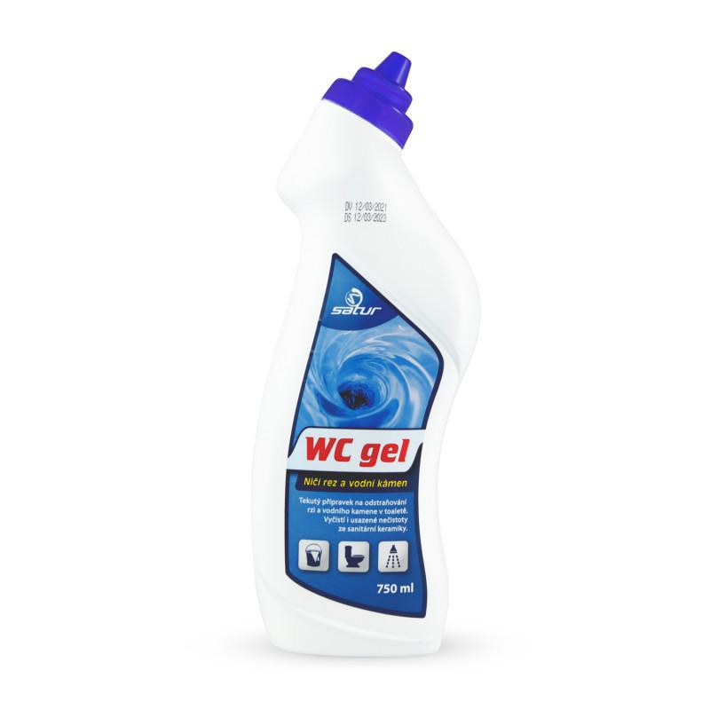 SATUR WC GEL na čistenie toalety 750ml