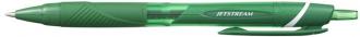 Guľôčkové pero, 0,35 mm, tlačidlový systém ovládania, UNI "SXN-150C Jetstream", zelené