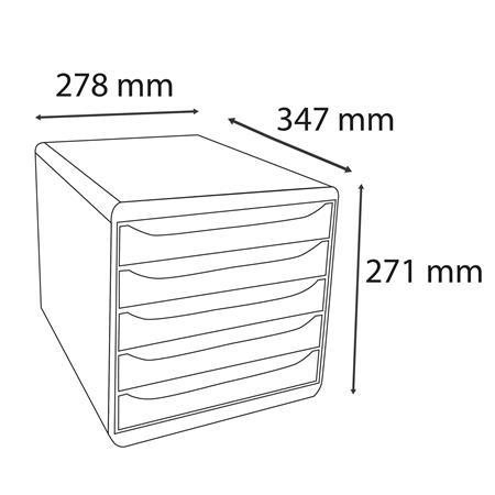 Box na dokumenty, plast, 5 zásuviek, EXACOMPTA "Big-Box Plus Skandi Iderama" 7