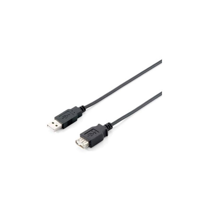 Predlžovací USB kábel 2.0, 3 m, EQUIP