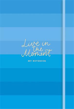 Zápisník, A5, 96 listov, SHKOLYARYK "Live in the moment", mix