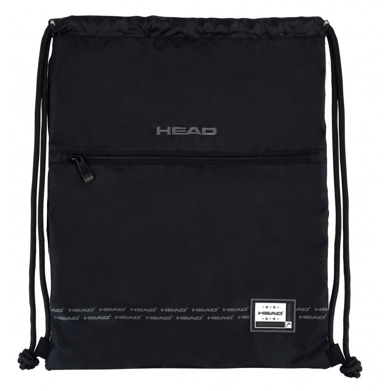HEAD Luxusné vrecúško / taška na chrbát Smart Black II, HD-417, 507020008