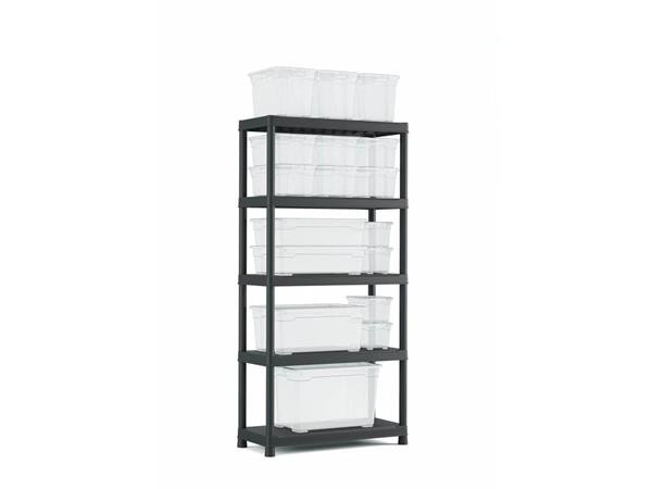 Policový systém 5 políc, 90 cm, KETER "Plus Shelf" 2