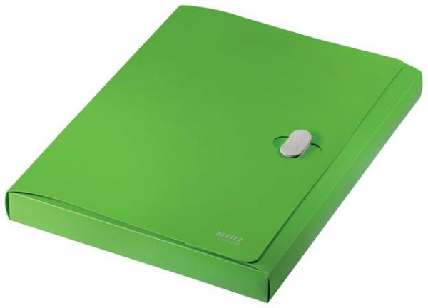 Box na dokumenty, 38 mm, PP, A4, LEITZ "Recycle", zelená