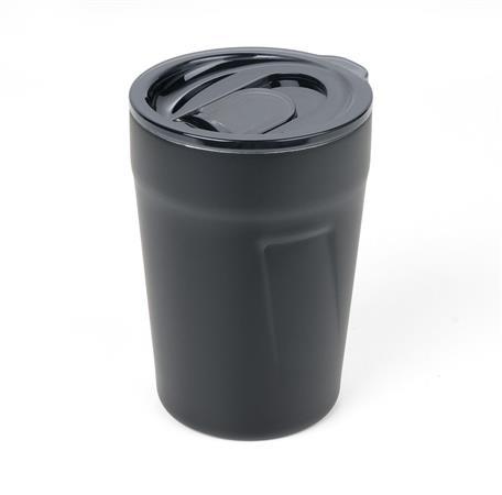 Termohrnček, 300 ml, z nerezovej ocele, TROIKA "Cup-uccino", čierny 1