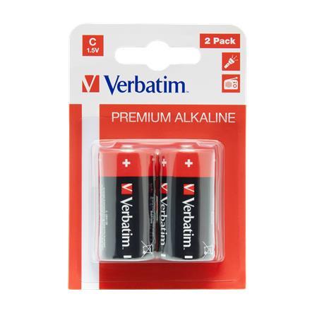 Batéria, C baby, 2 ks, VERBATIM "Premium"