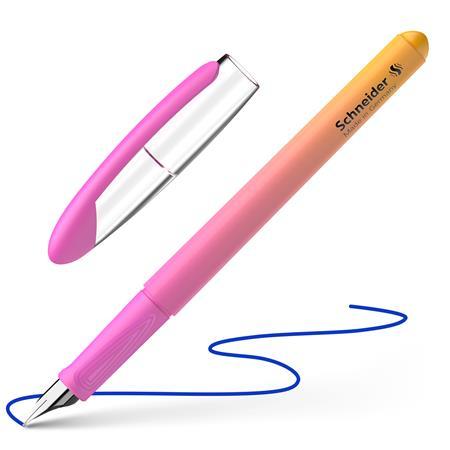 Plniace pero, 0,5 mm, SCHNEIDER "Voyage", ružový západ slnka