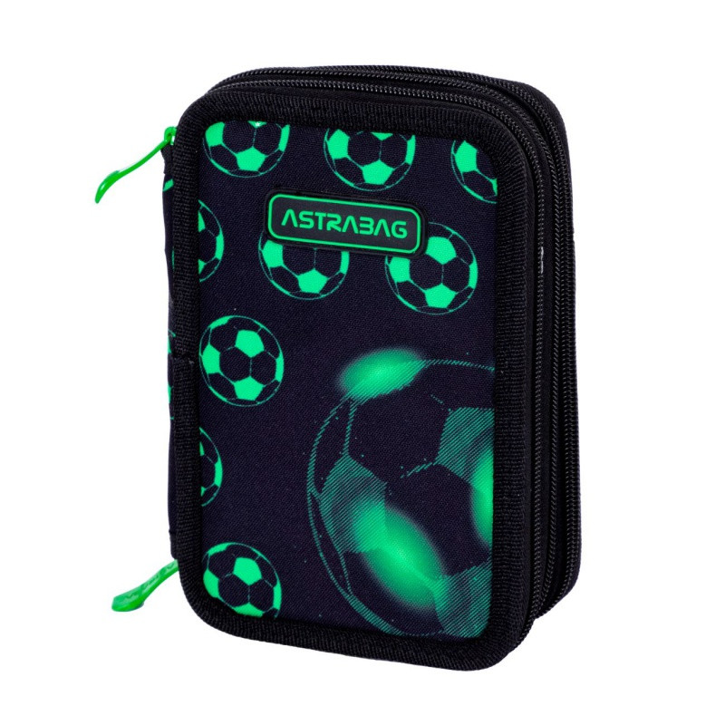 Trojposchodový peračník s náplňou AstraBAG NEO FOOTBALL, AC31, 503024064