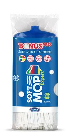 Mop, priemyselný BONUS "SoftMOP", modrý
