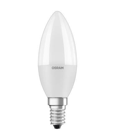 LED žiarovka, E14, sviečka, B38, 7W, 806 lm, 2700 K (MF), OSRAM "Value" 2