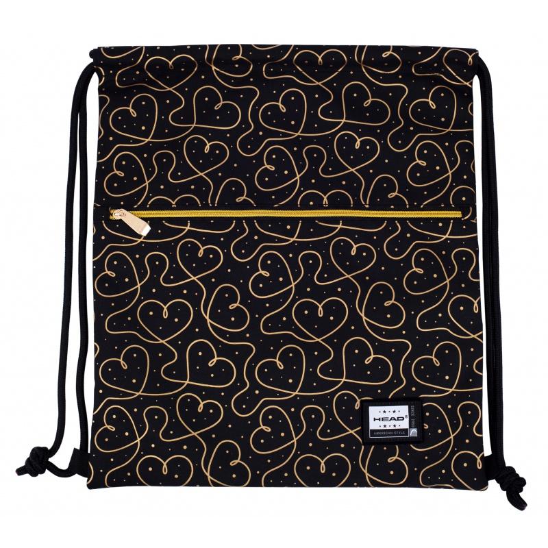 Luxusné vrecúško / taška na chrbát HEAD Golden Hearts, AD2, 507021328