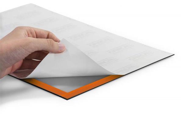 Informačný panel, A4, samolepiaca zadná strana, DURABLE "DURAFRAME®", oranžová 4