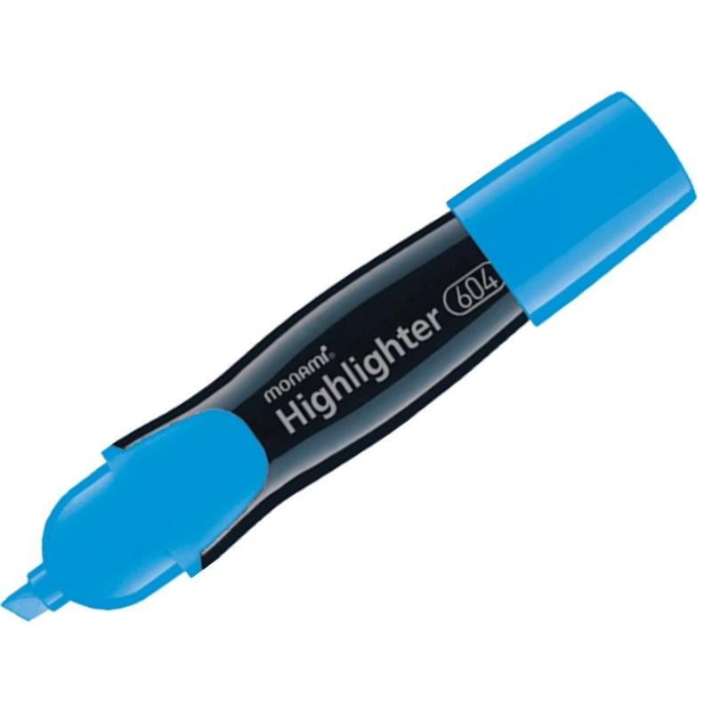 MONAMI® Zvýrazňovač 604, 1-6mm, Modrý, 2060067560