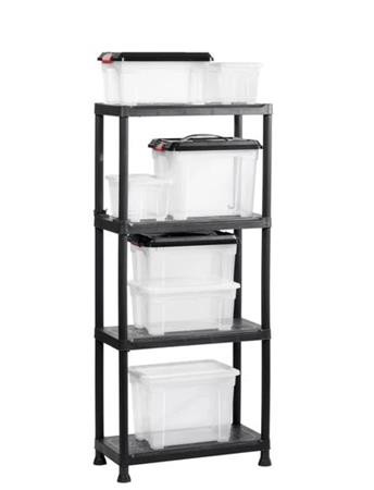 Policový systém 4 police, 60 cm, KETER "Plus Shelf" 2