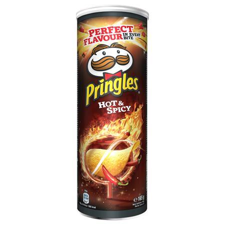 Chips, 165 g, PRINGLES, pikantné