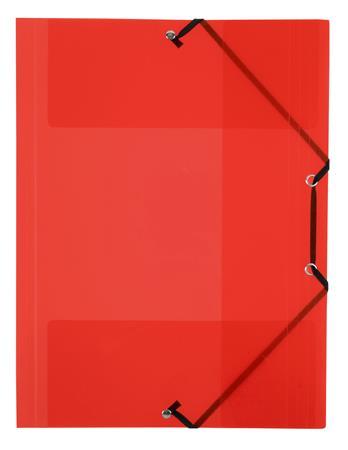 Doska s gumičkou, 15 mm, PP, A4, VIQUEL "Propyglass", červená