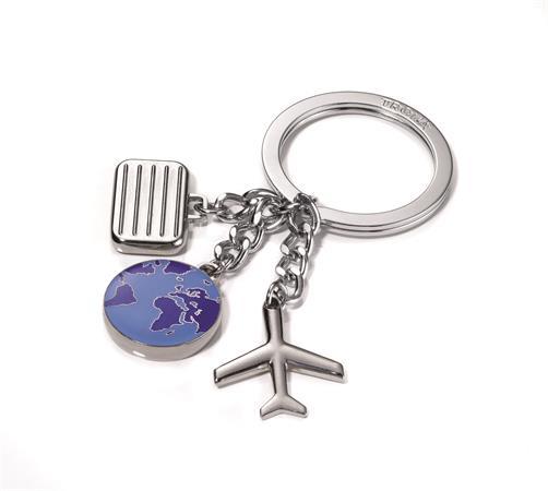 Kľúčenka, s 3 charm ozdobou, TROIKA "Cestovateľ"