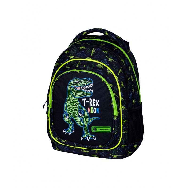 ASTRABAG Školský batoh pre prvý stupeň T-REX NEON, AB330, 502023064