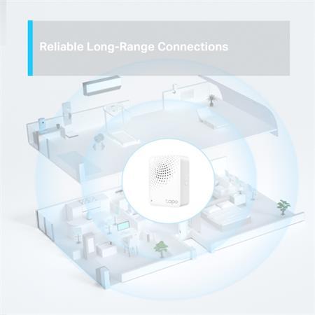 Smart IoT Hub + zvonček/siréna, TP-LINK, "Tapo H100", biela