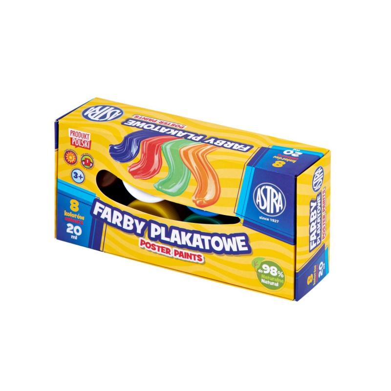 ASTRA Temperové farby v tégliku 8x20ml, 301123041