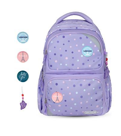 Školská taška, BELMIL "Maxi Pack Purple Dots" 1