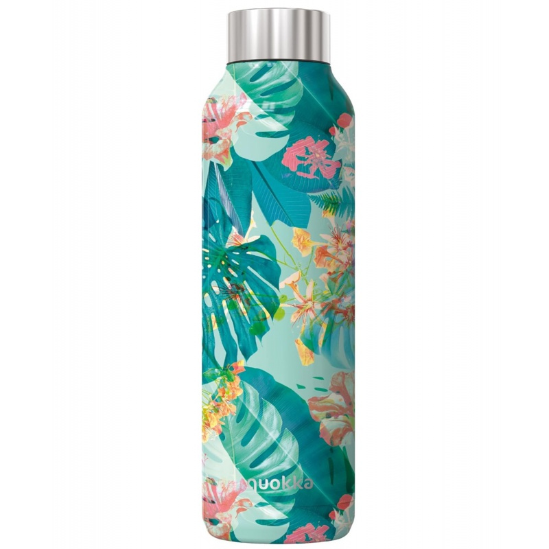 Quokka Solid, Nerezová fľaša / termoska Tropical, 850ml, 40209