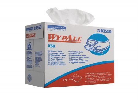 WYPALL* X50 utierka - POP-UP krabica / biela-8355