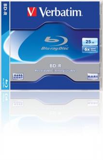 BD-R Blu-Ray SL 25GB 6x, štandardný obal, VERBATIM