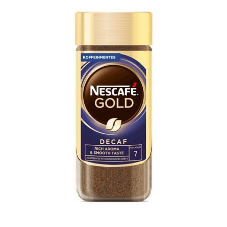 NESCAFE Instantná káva, bezkofeínová, 100 g, NESCAFÉ "Gold"
