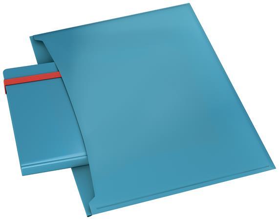 Obal na patent, 2 vrecká, A4, PP, LEITZ "Cosy", matná modrá