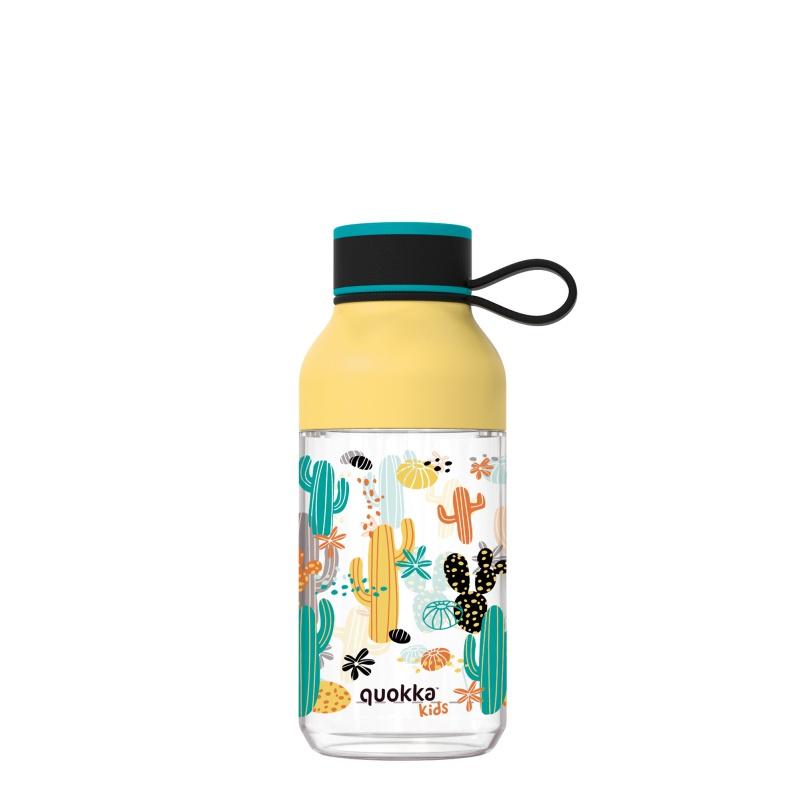 Quokka Kids, Plastová fľaša s pútkom Cactus, 430ml, 40157