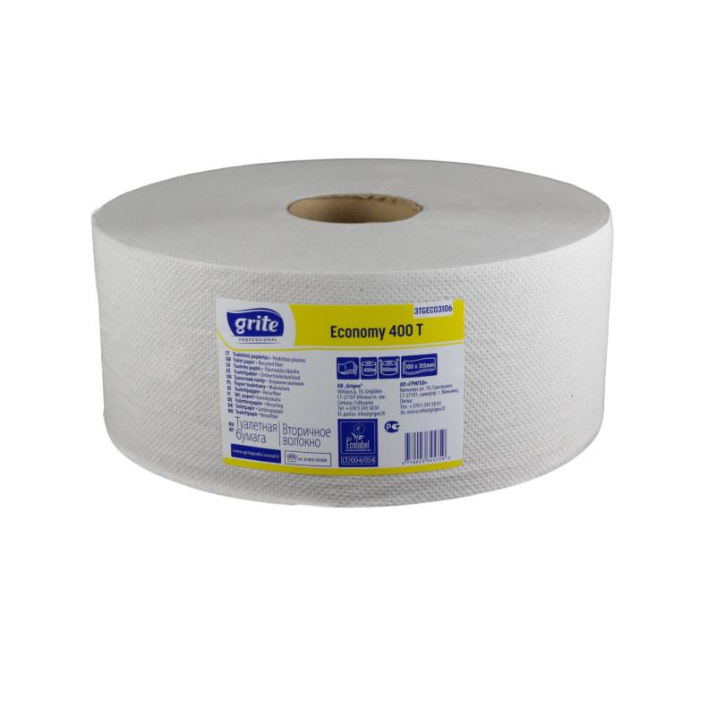 Toaletný papier  JUMBO 240 -GRITE 400m 1vrst. economy profi (6ks)