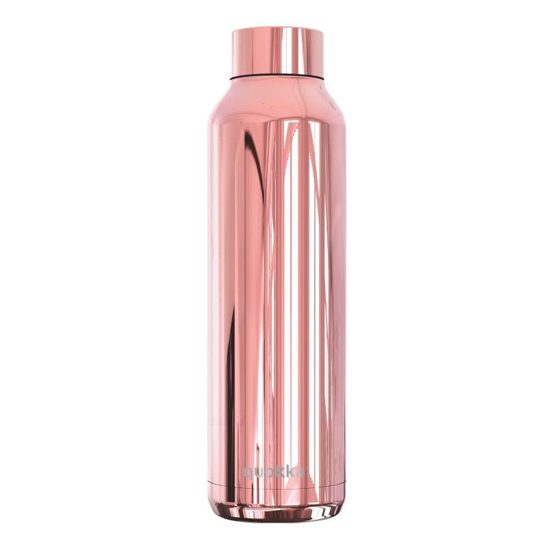 QUOKKA Nerezová fľaša / termoska SLEEK ROSE GOLD, 630ml, 57602