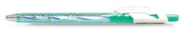 Gélové pero, 0,35 mm, stláčací mechanizmus, telo pera v rôznych farbách, FLEXOFFICE "Trend