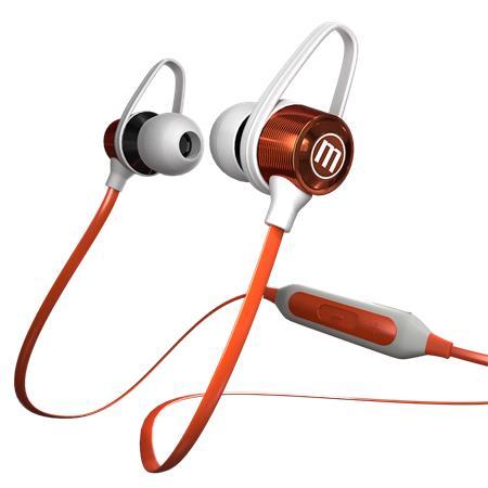 Slúchadlá, bezdrôtové, Bluetooth 5.1, s mikrofónom, MAXELL "Metalz Onesie", oranžová
