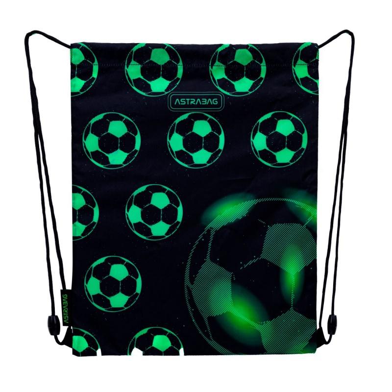 Vrecúško na prezuvky AstraBAG NEON FOOTBALL, AD1, 507024050