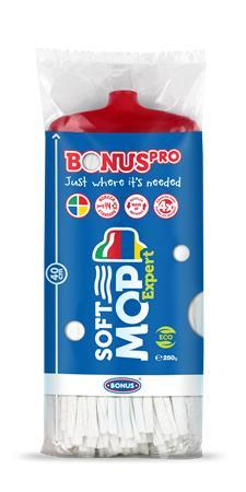 Mop, priemyselný BONUS "SoftMOP", červený 1