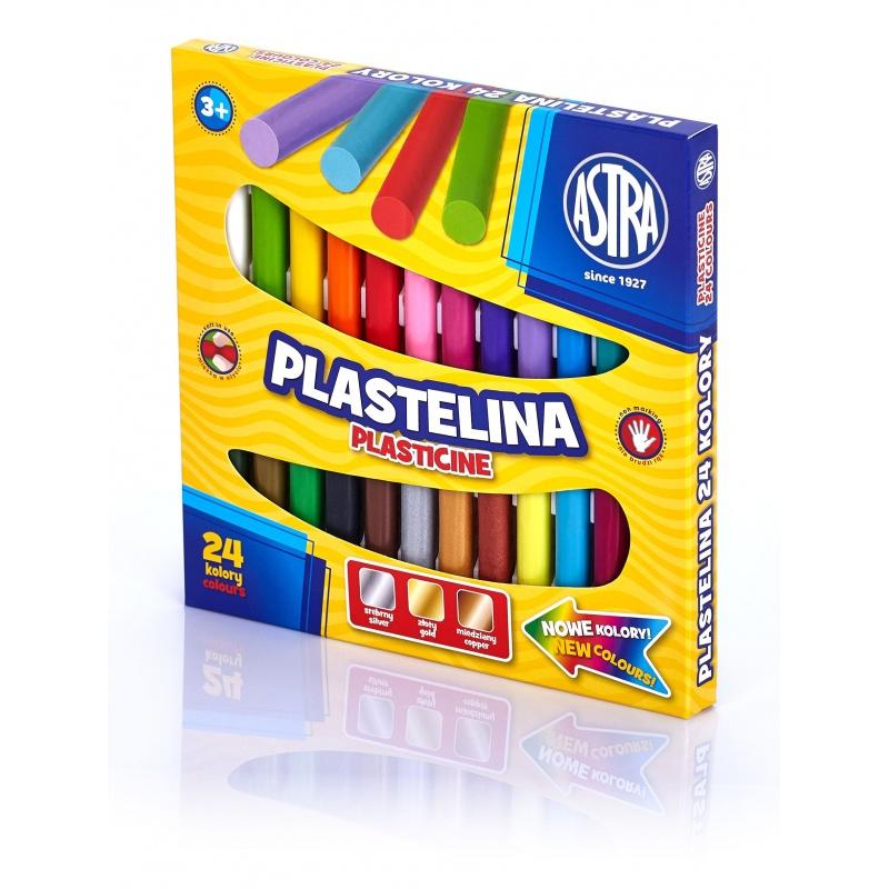ASTRA Plastelína základná 24 farieb, 303110001