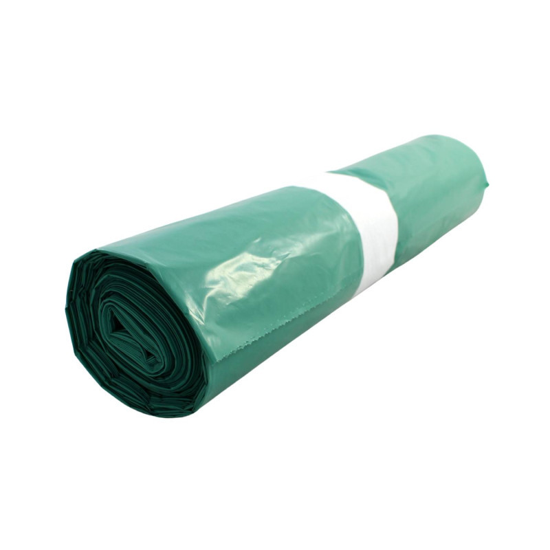 LDPE vrecia zelené 700x1100/0,040mm 120L 25ks