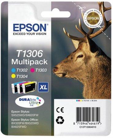 EPSON Multipack "St. 525WD/SX620FW/BX320FW", ( b+c+m+y ), 30,3ml 1