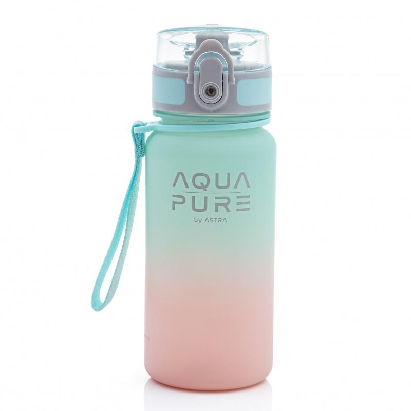 Zdravá fľaša AQUA PURE by ASTRA 400 ml - pink/mint, 511023002