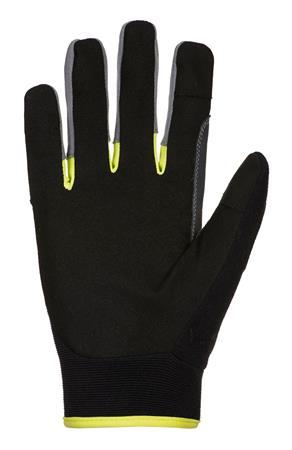 . Ochranné rukavice, syntetická koža, univerzálne, XL, čierna