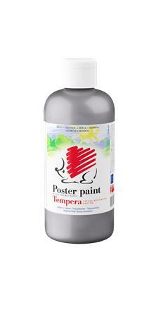 Tempera, 500 ml, ICO "Ježko", strieborná 1
