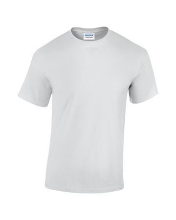 . Tričko, pánske, okrúhly výstrih 100% bavlna, veľkosť L "Gildan", biele