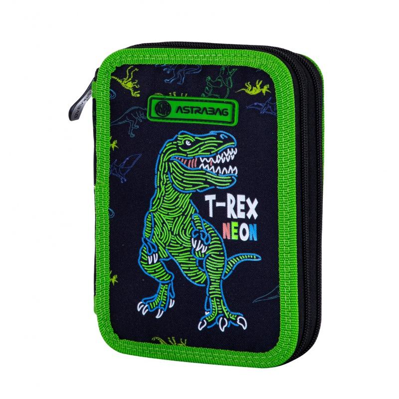 ASTRABAG, Dvojposchodový peračník s náplňou T-REX NEON, AC21, 503023019