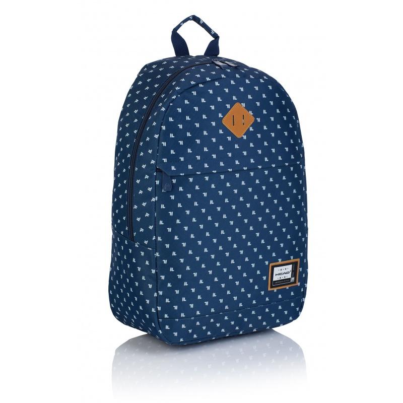 HEAD Jednokomorový študentský / športový batoh Denim Blue, HD-361, 502019092