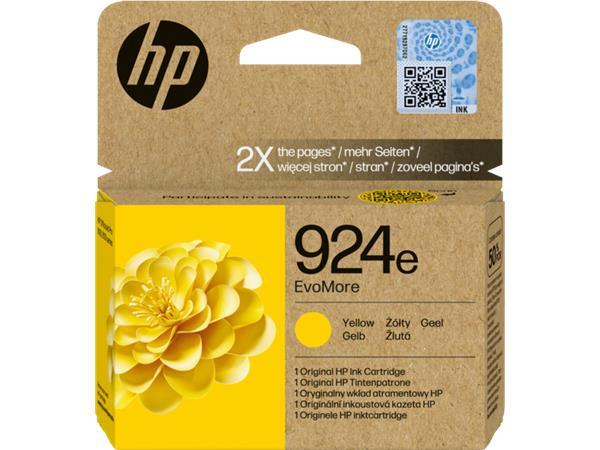 4K0U9NE Atramentová náplň do Officejet Pro 8120e, 8130e tlačiarní, HP 924 EvoMore, žltá, 8