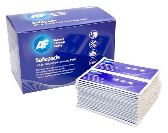 Čistiaca utierka, s izopropyl alkoholom, veľká, 100 ks, AF "Safepads"